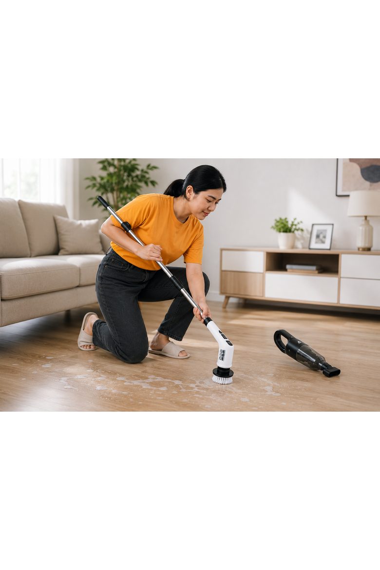 Cleaning Duo Portable Vacuum & Power Scrubber, Alternate, color, Black