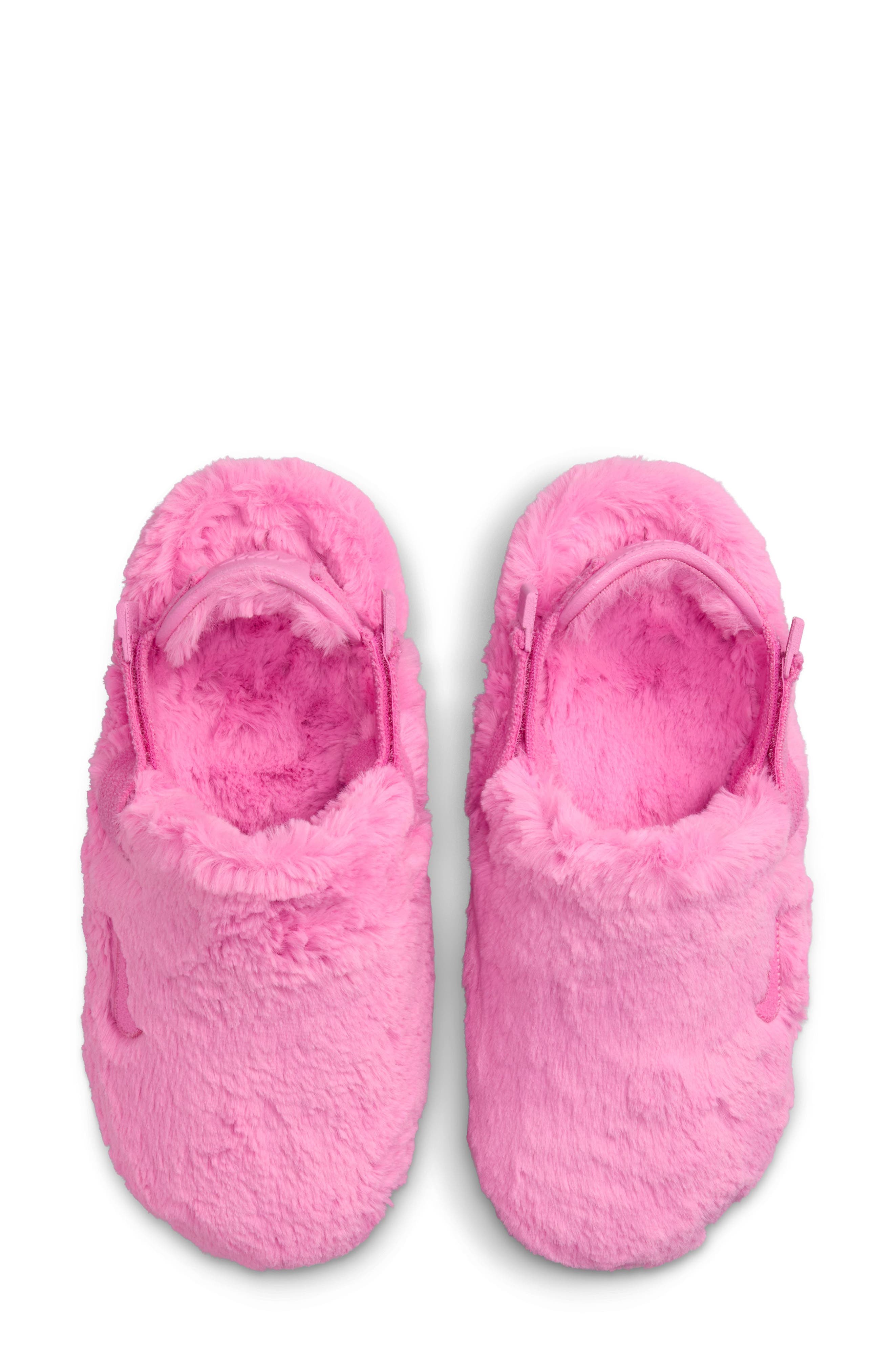Calm Faux Fur Mule, Alternate, color, PLAYFUL PINK/ PINK