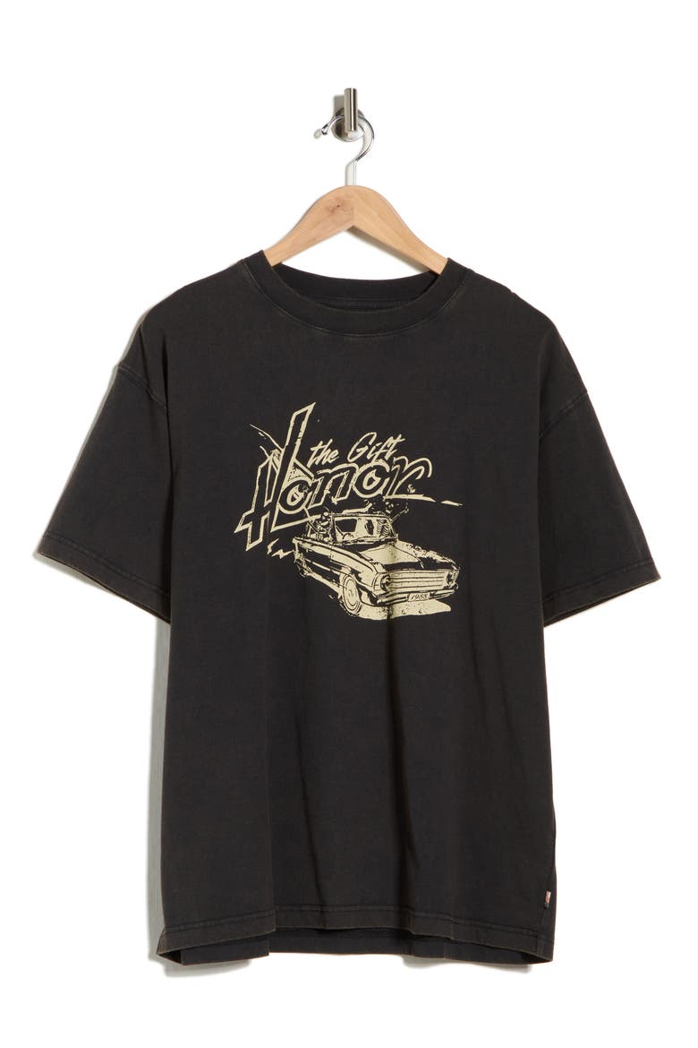Joy Ride Cotton Graphic T-Shirt, Alternate, color, BLACK