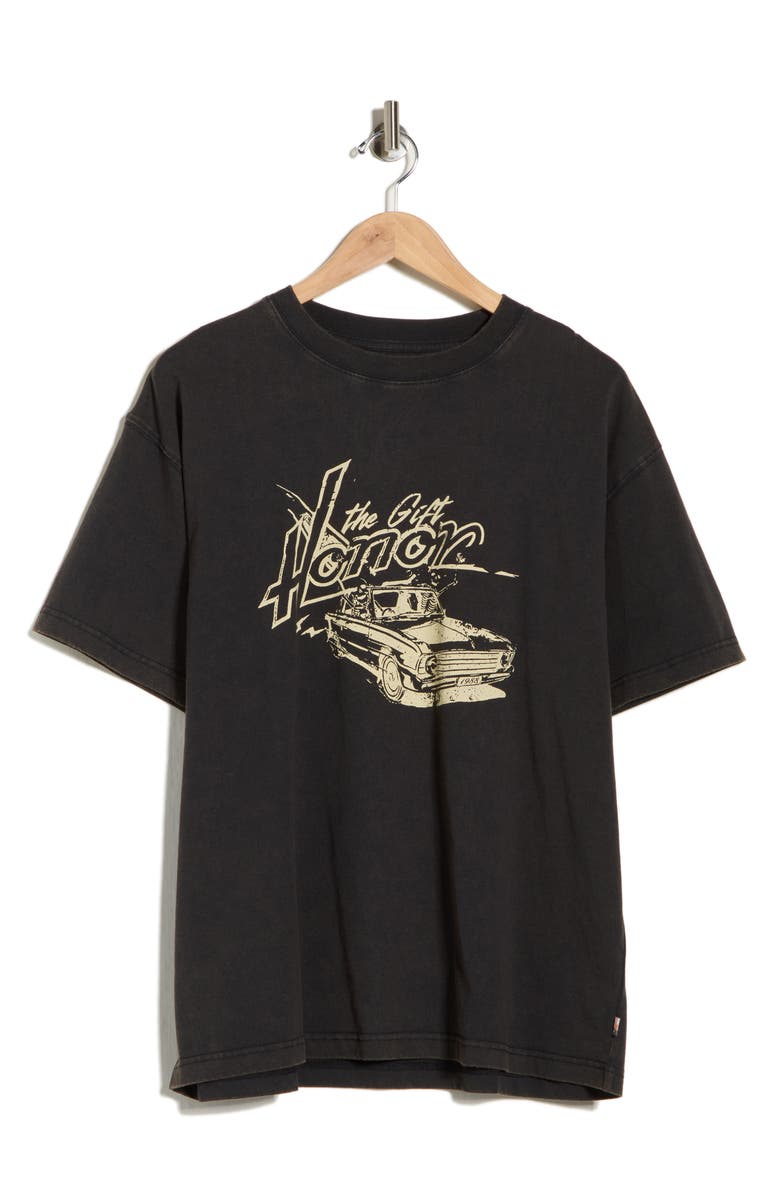 HONOR THE GIFT Joy Ride Cotton Graphic T-Shirt, Alternate, color, Black
