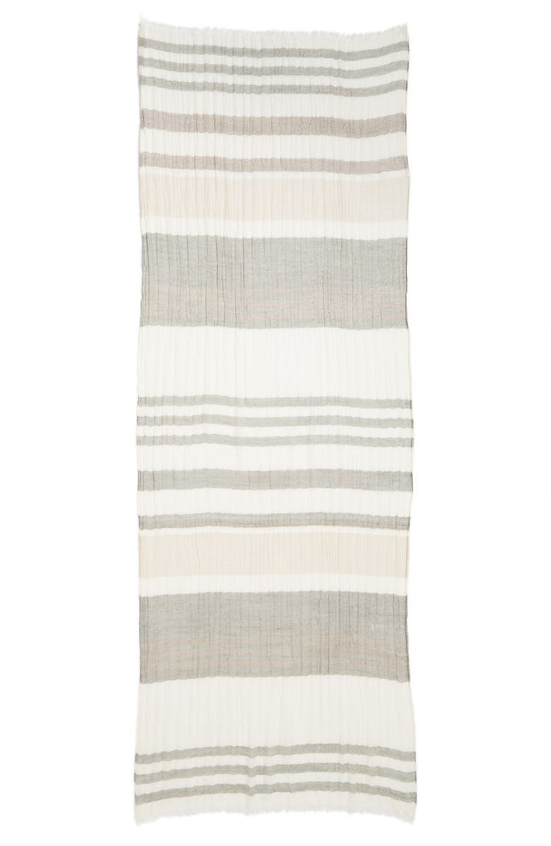 Caslon<sup>®</sup> Stripe Wool Wrap Scarf, Alternate, color,