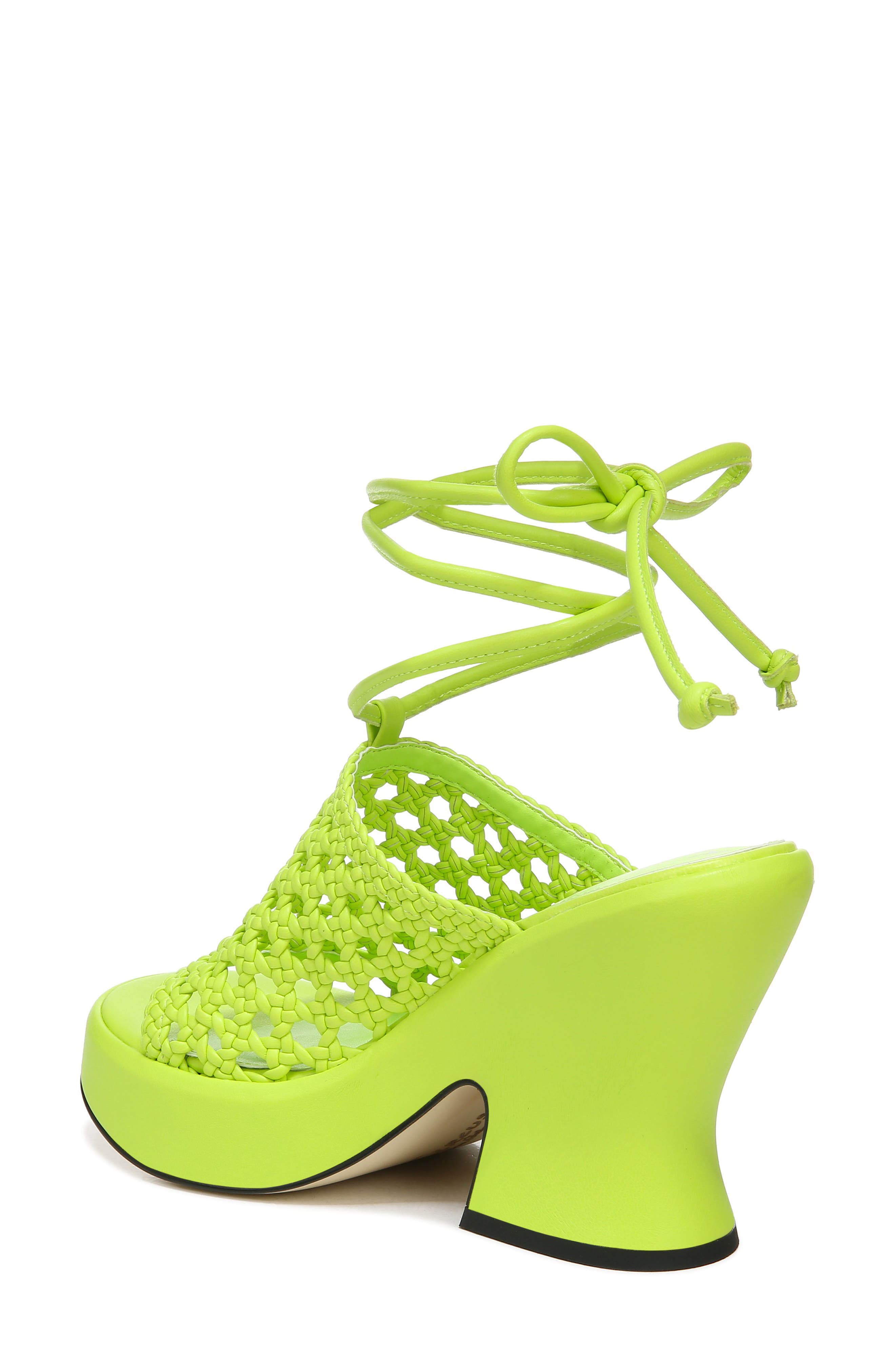 Circus NY by Sam Edelman Paislie Ankle Tie Sandal, Alternate, color, Wasabi