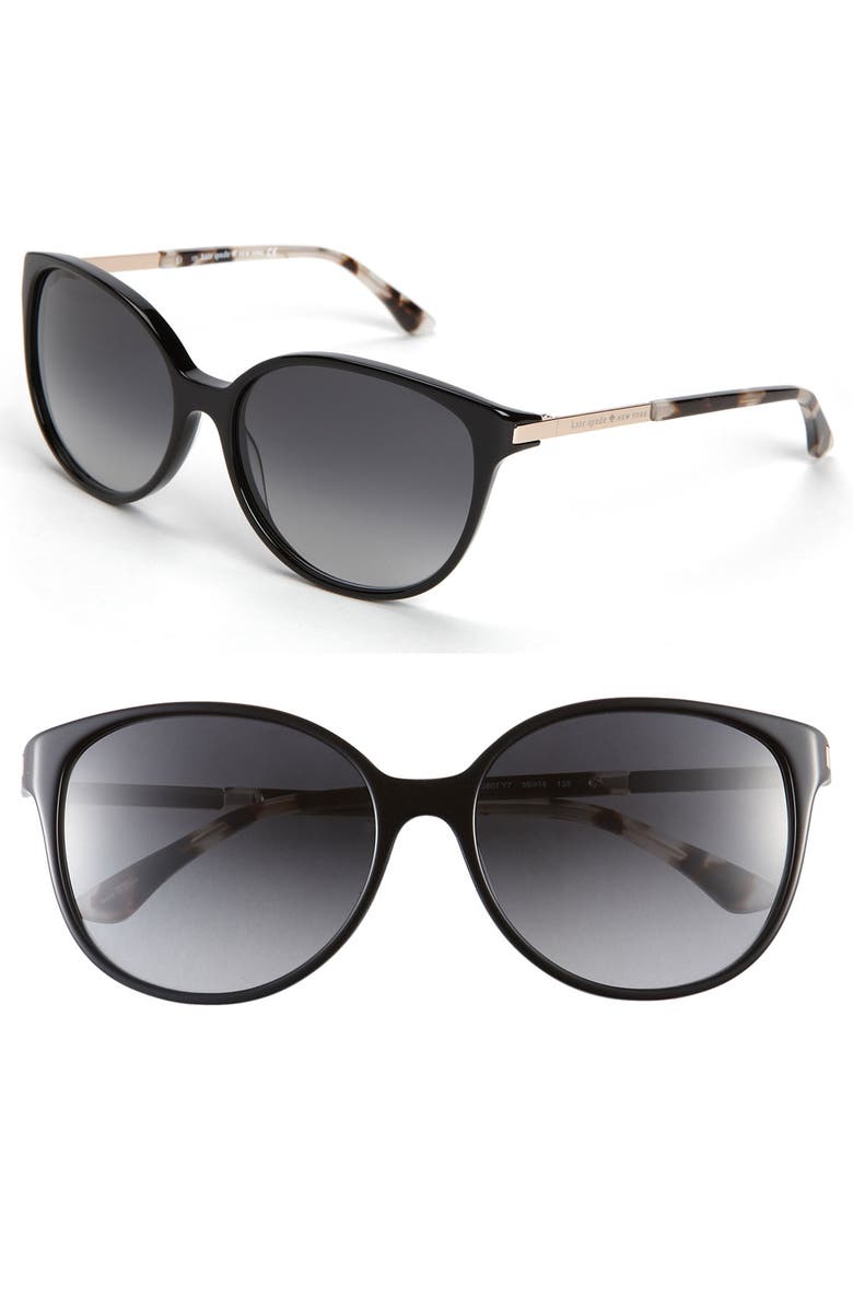Kate Spade New York 'shawna' 56mm sunglasses, Main, color, 