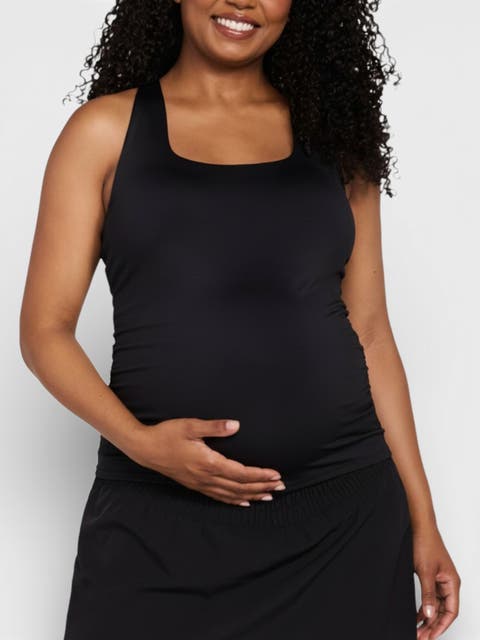 Scoop Neck Racerback Active Tank with Support