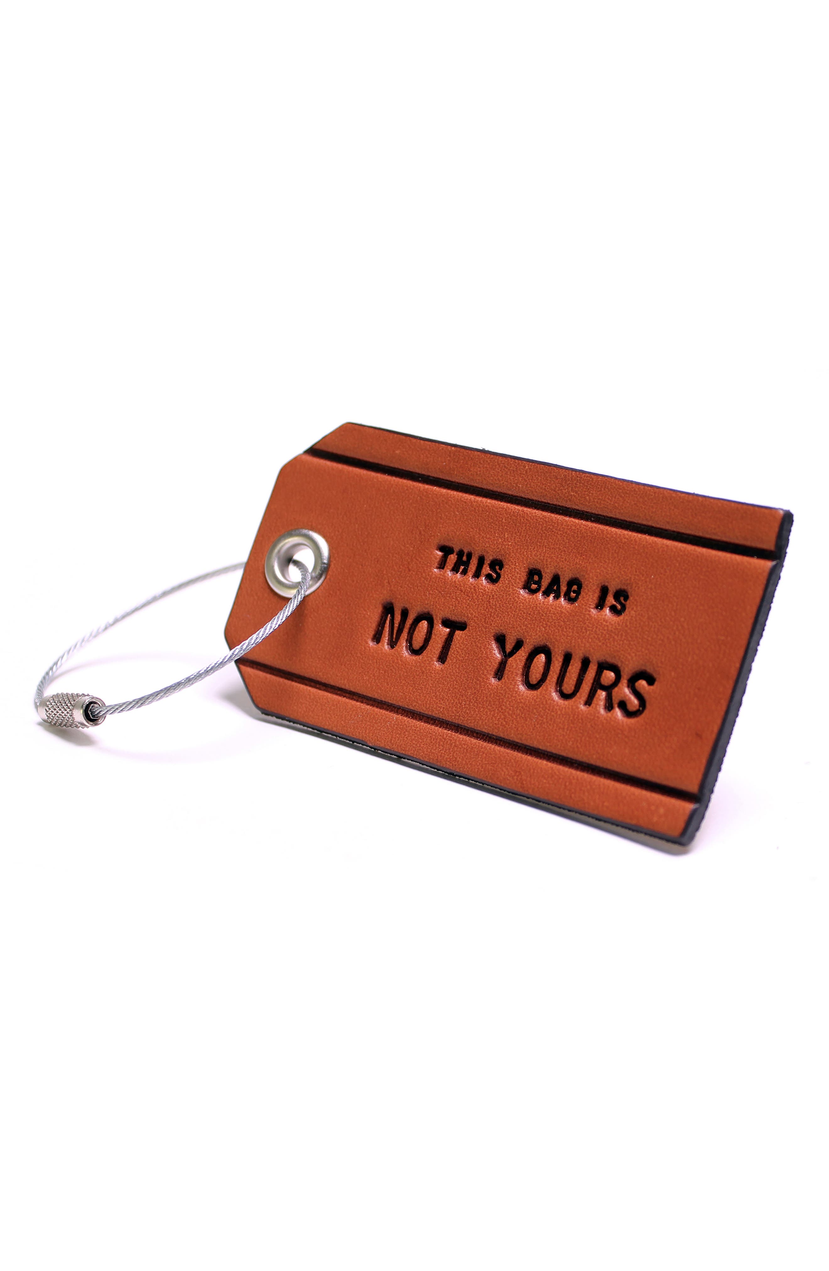Boarding Pass This Bag Is Not Yours Luggage Tag, Main, color, 