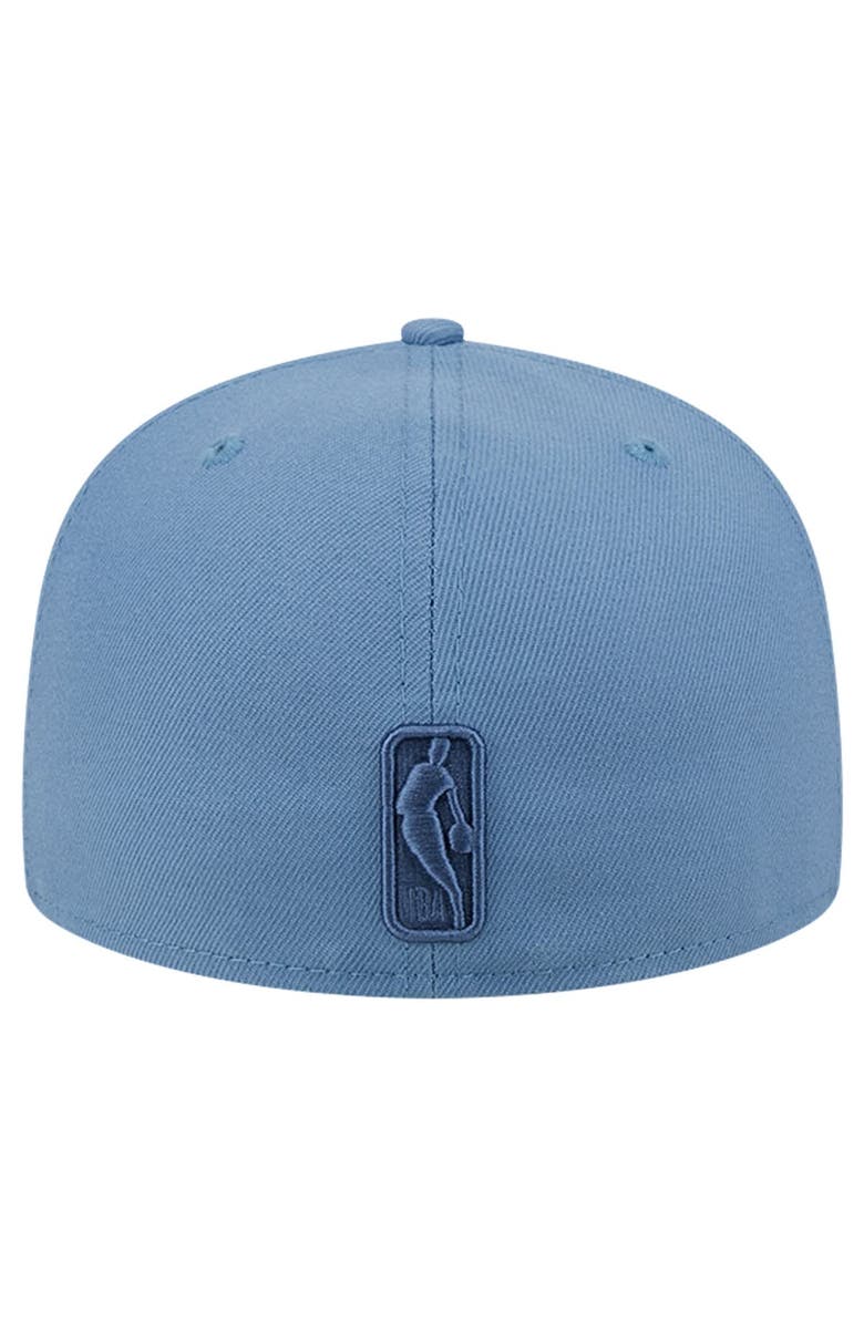 New Era Men's New Era Blue Philadelphia 76ers Color Pack Faded Tonal 59FIFTY Fitted Hat, Alternate, color, 