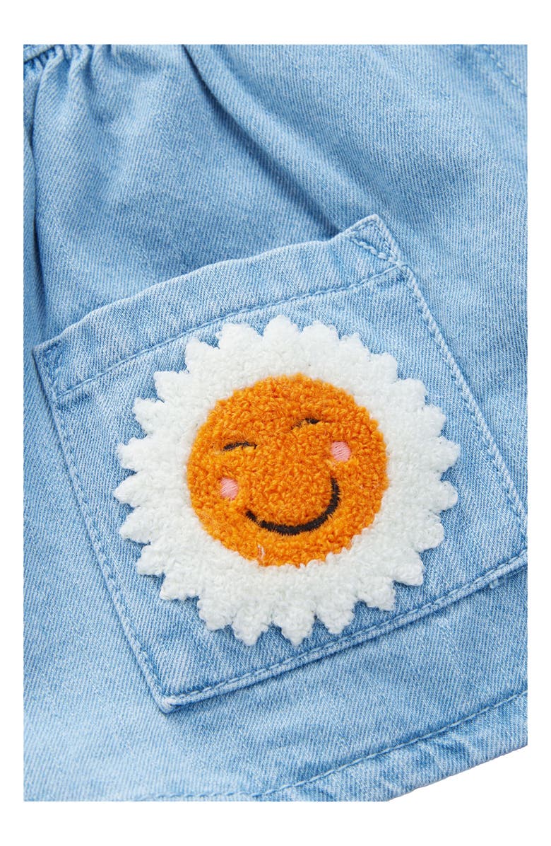 NEXT Kids' Patchwork Frill Top & Skirt Set, Alternate, color, Blue