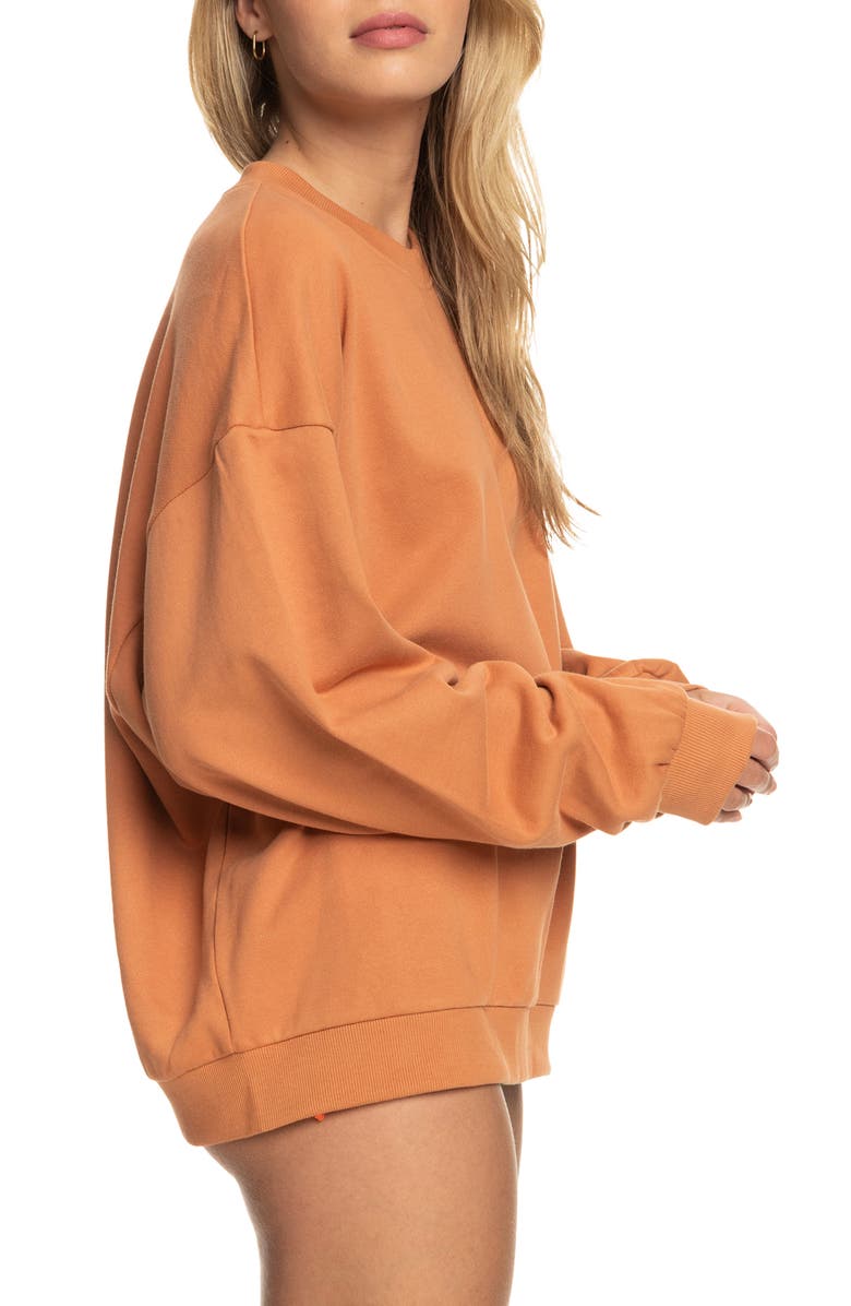 Roxy x Kate Bosworth Crewneck Organic Cotton Sweatshirt, Alternate, color, 