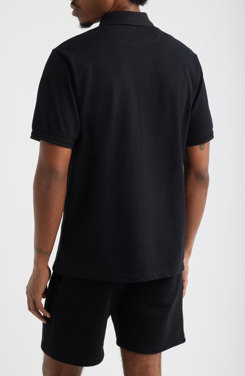 Billionaire Boys Club Landing Short Sleeve Polo, Alternate, color, Black
