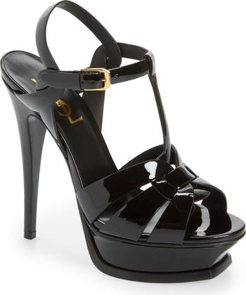 Saint Laurent Tribute T-Strap Platform Sandal (Women Saint Laurent Tribute T-Strap Platform Sandal (Women
