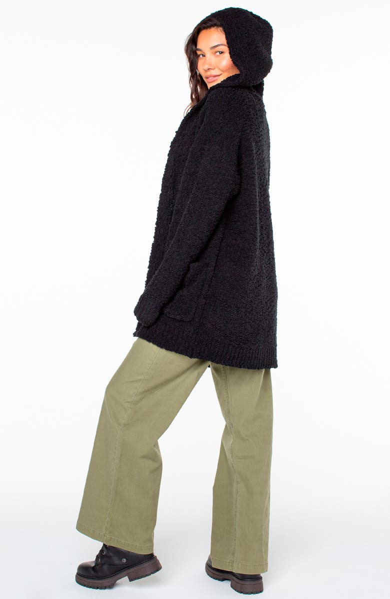 Roxy Weekend Retreat Bouclé Cardigan, Alternate, color, Phantom