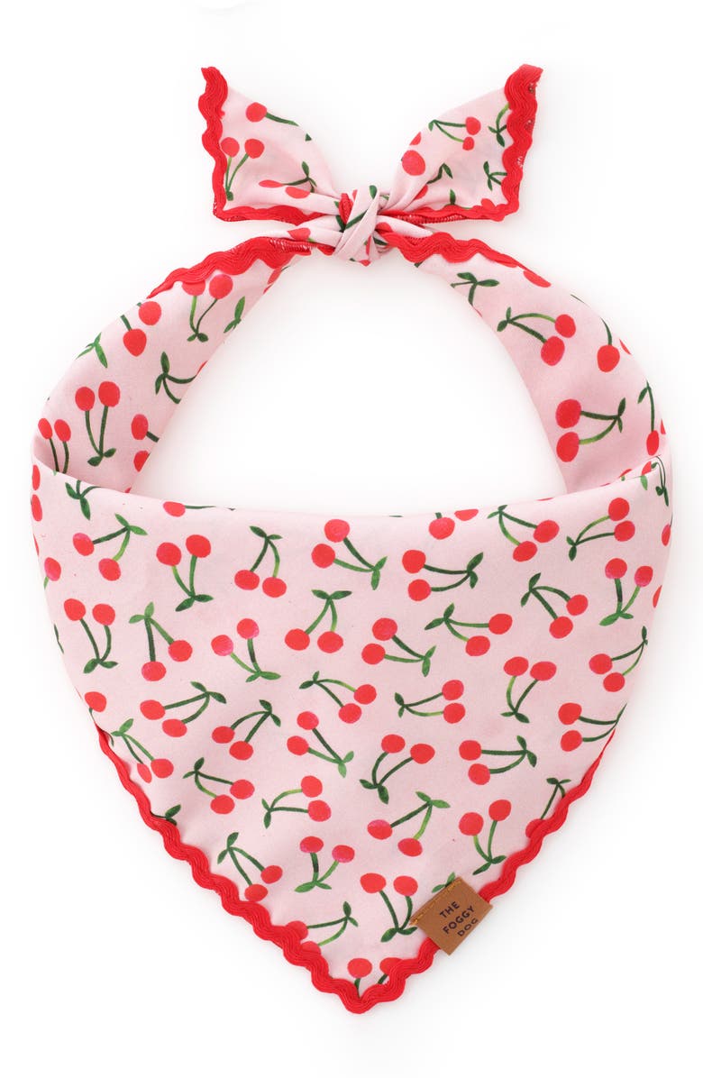 The Foggy Dog Dog Bandana, Main, color, Pink