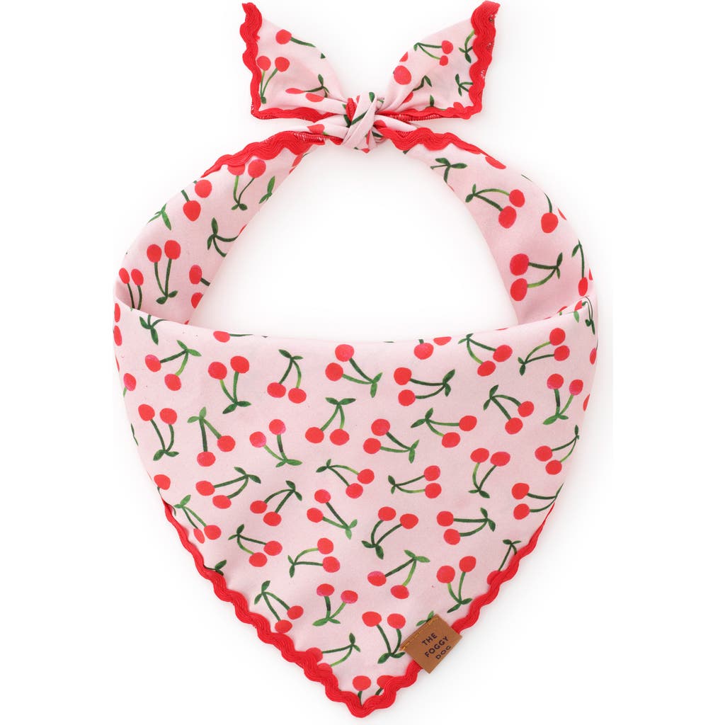 The Foggy Dog Dog Bandana in Pink at Nordstrom, Size Medium