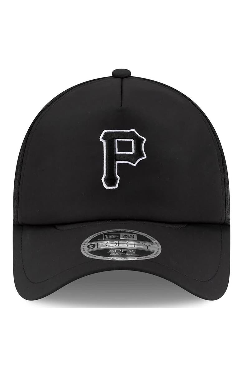 New Era Men's New Era Black Pittsburgh Pirates 2026 Batting Practice Apex 9FORTY Adjustable Trucker Hat, Alternate, color, Black