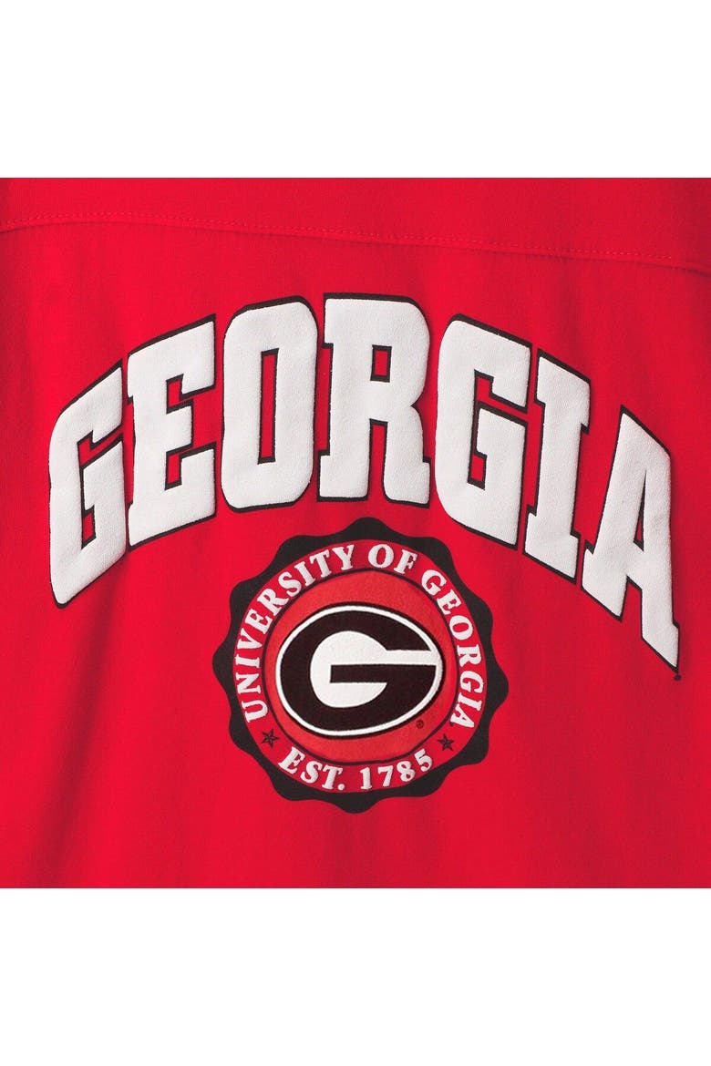 Women's Pressbox Red Georgia Bulldogs Edith Long Sleeve T-Shirt, Alternate, color, Red
