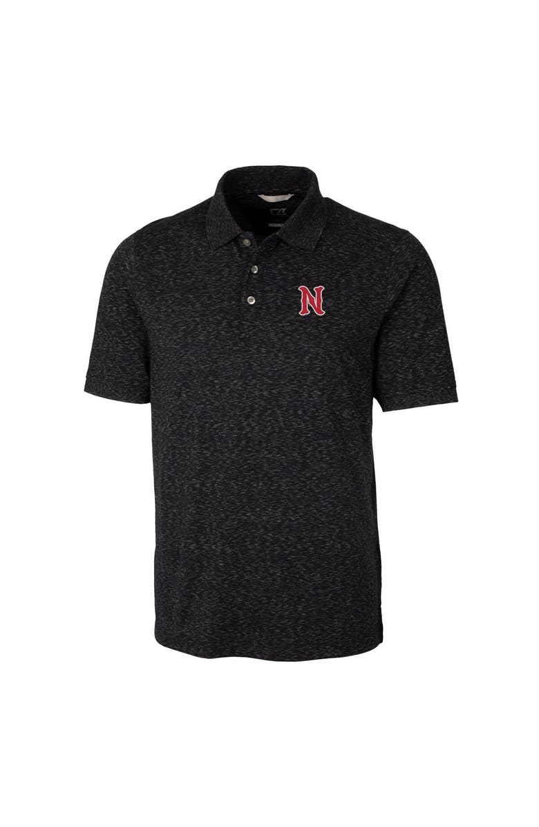 Cutter & Buck Men's Cutter & Buck Black Nashville Sounds Big & Tall DryTec Advantage Tri-Blend Space Dye Polo, Alternate, color, 