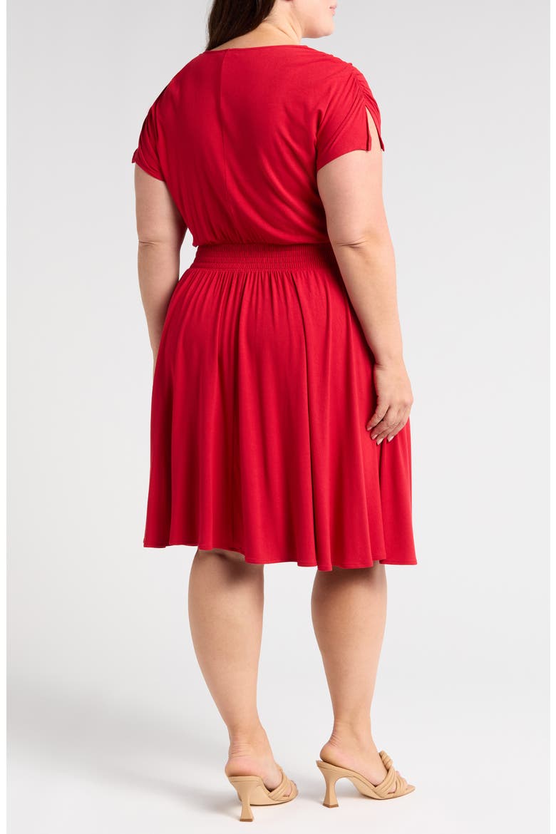 Piper Stretch Jersey Dress, Alternate, color, NEW YORK RED