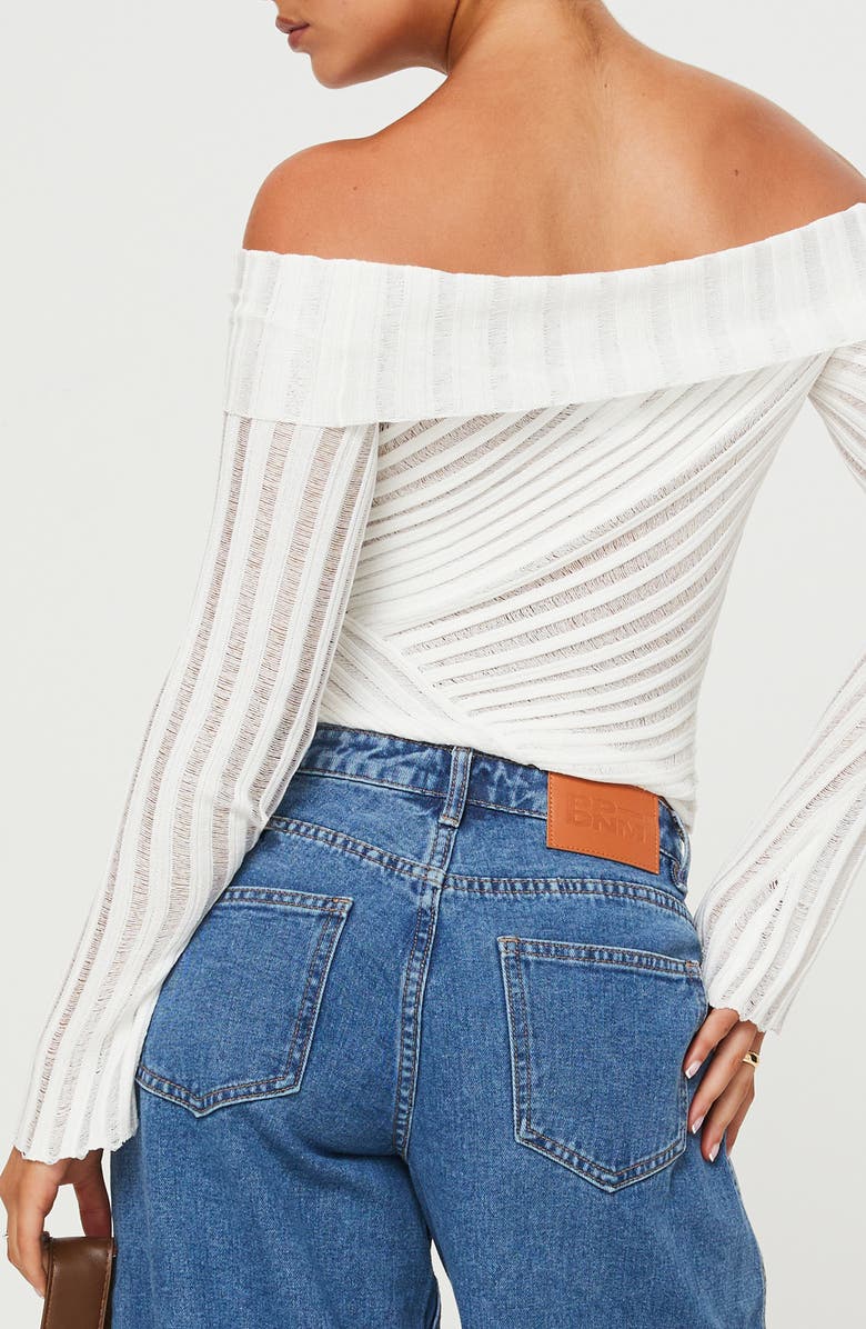 Princess Polly Cloud Off the Shoulder Sweater, Alternate, color,