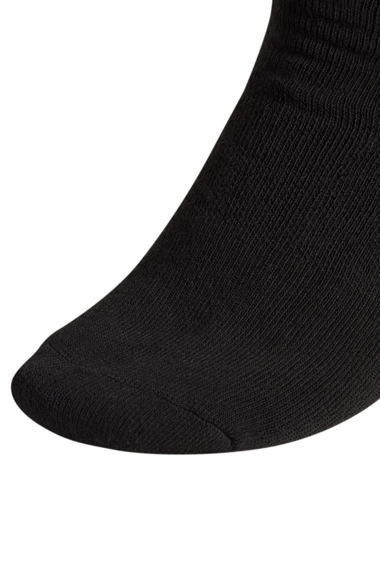 adidas Originals Trefoil 6-Pack Crew Socks, Alternate, color, Black