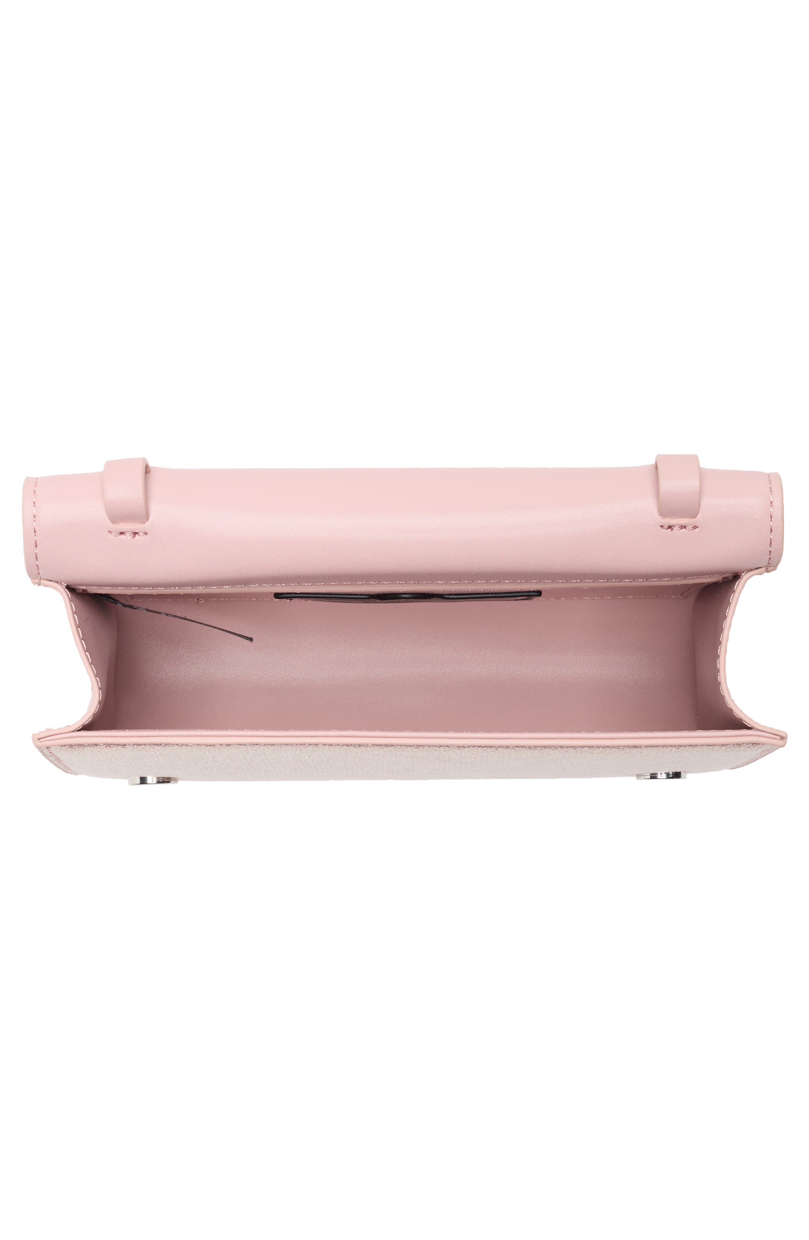 Kurt Geiger London Satin Clutch, Alternate, color, Pale Pink