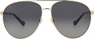 Gucci Novelty 61mm Aviator Sunglasses