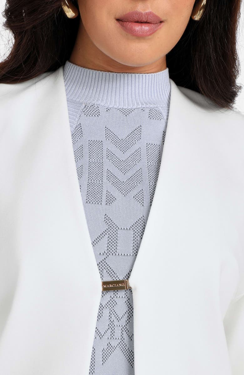 Marciano Gwen Blazer, Alternate, color, White Peaks