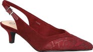 Bella Vita Marquette Slingback Kitten Heel Pump