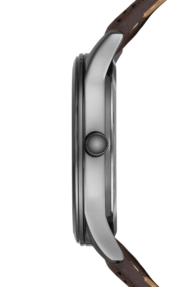 Vince Camuto Faux Leather Watch & Bracelet Set, Alternate, color, 