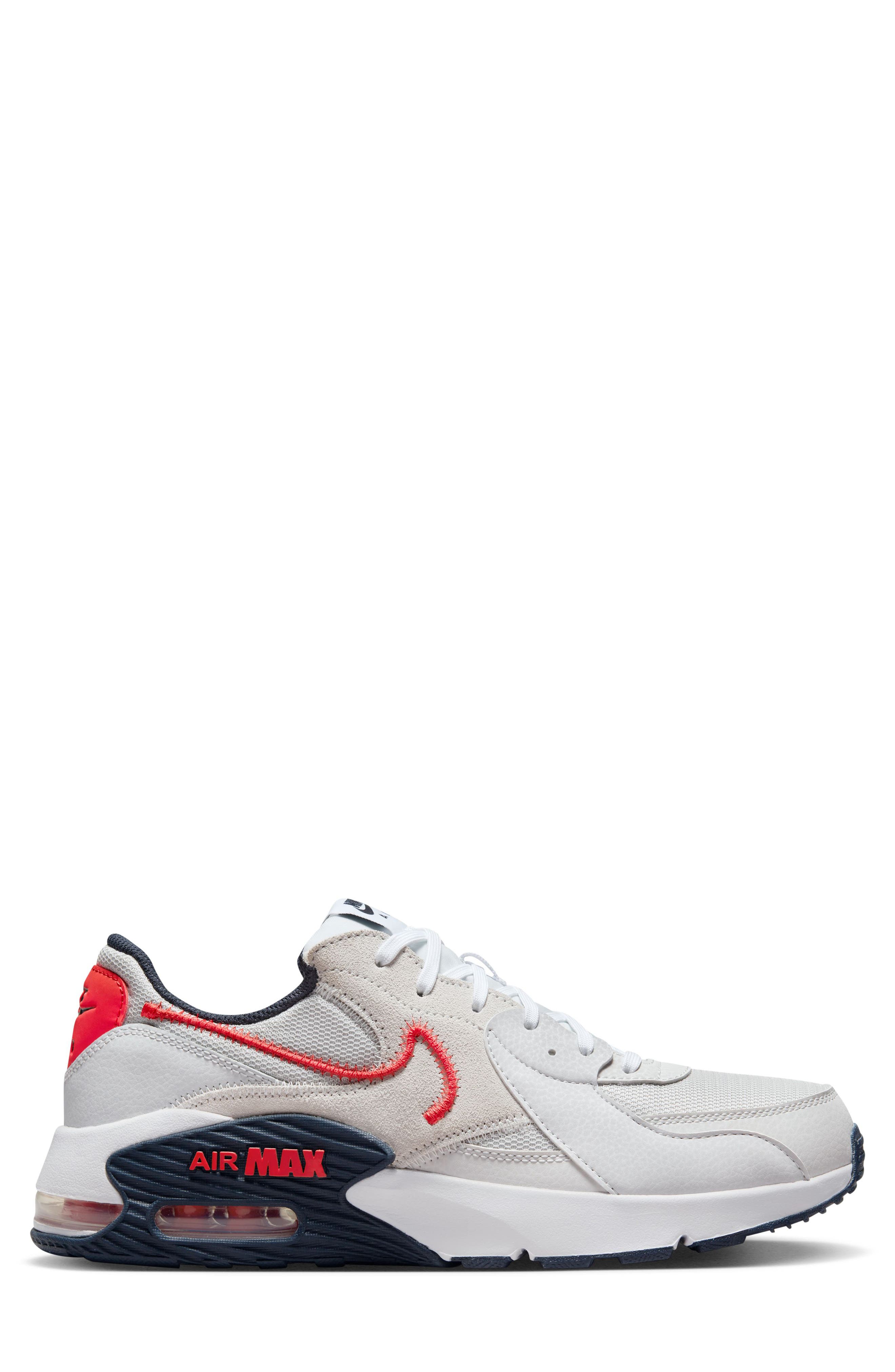 Nike Air Max Excee Sneaker, Alternate, color, Photon Dust/ Red/ Obsidian