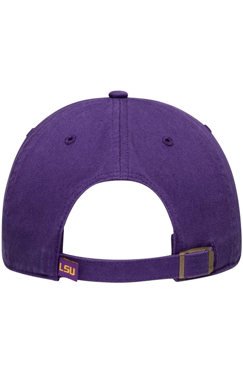 '47 Men's '47 Purple LSU Tigers Vintage Clean Up Adjustable Hat, Alternate, color, 