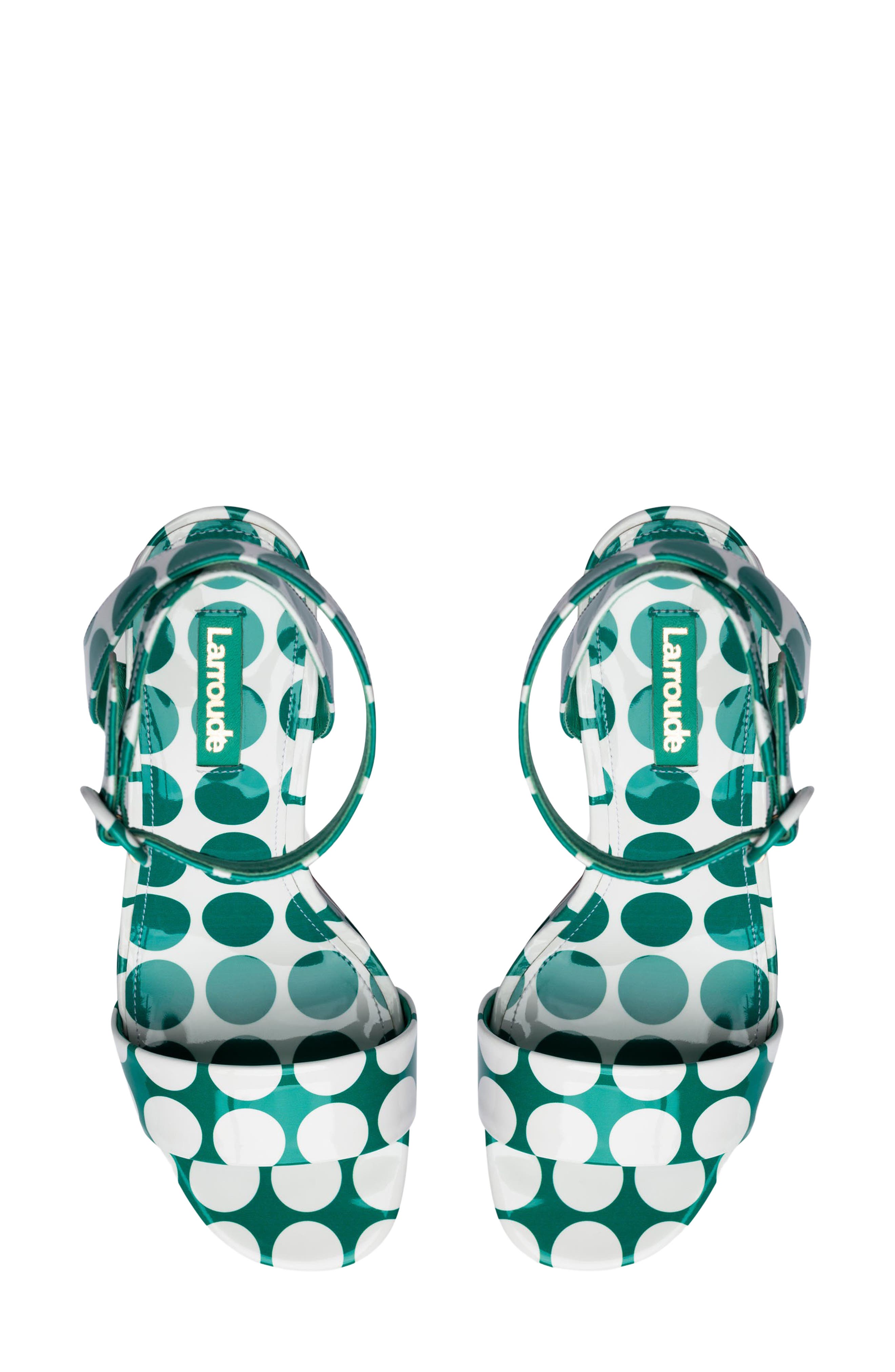Dolly Ankle Strap Platform Sandal, Alternate, color, GREEN