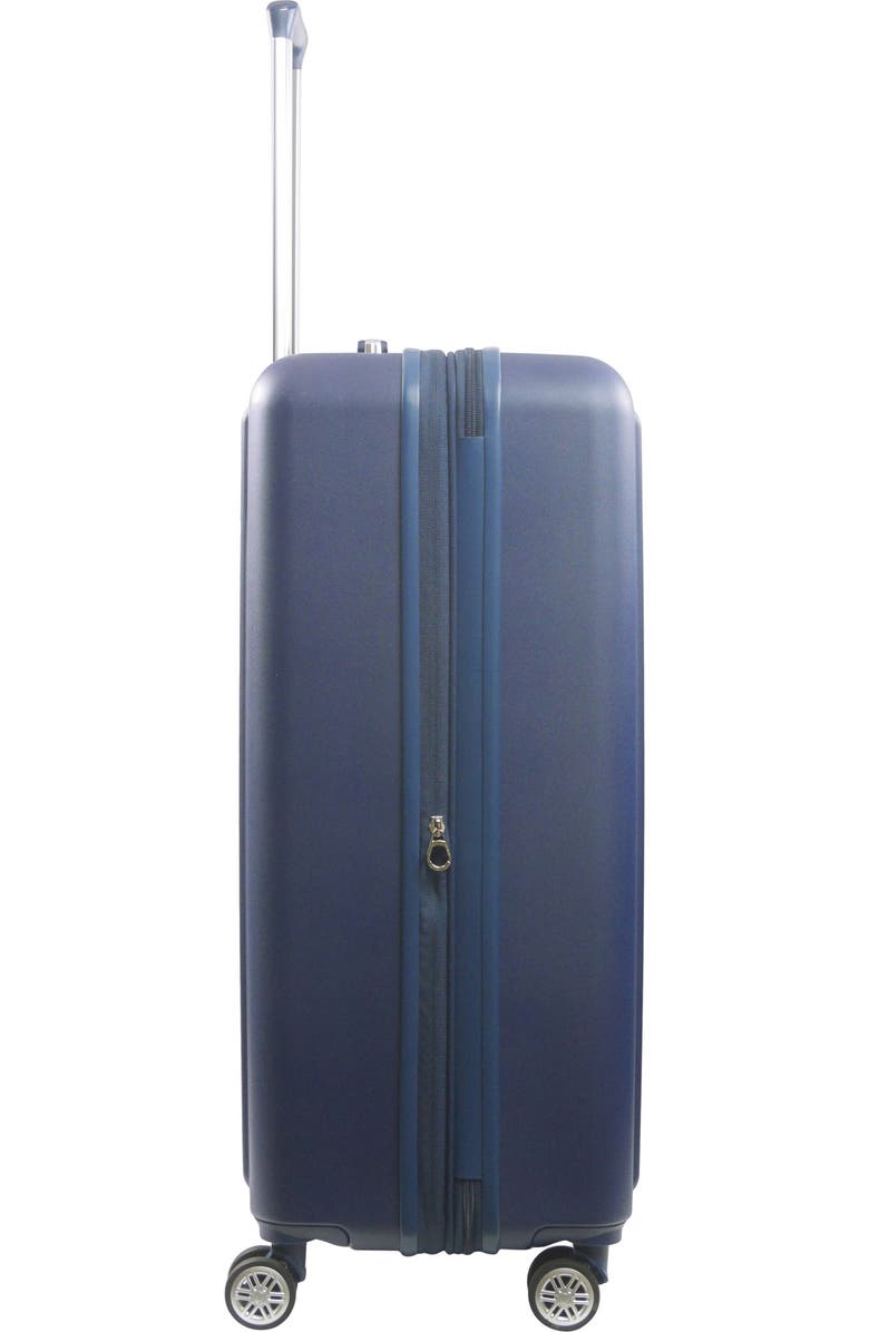 Tommy Bahama 30.5" Hard-Sided 3D Pineapple Luggage with Drawstring Bag, Alternate, color, Navy