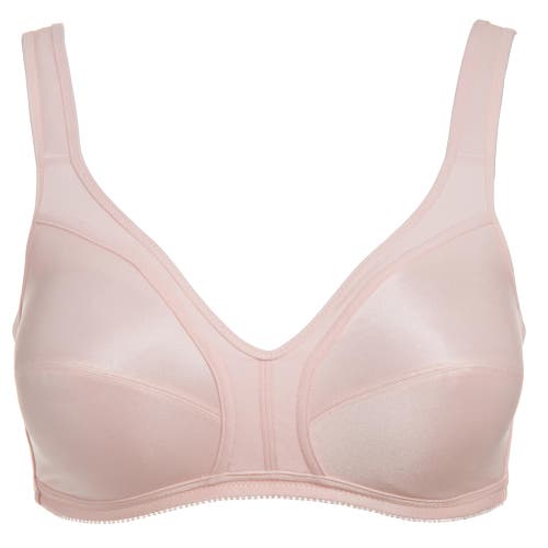 Dominique Intimates Isabella Everyday Wire Free Cotton Lined Bra In Pink