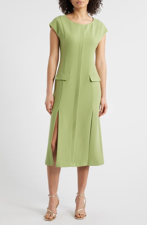 Lali Slit Midi Dress