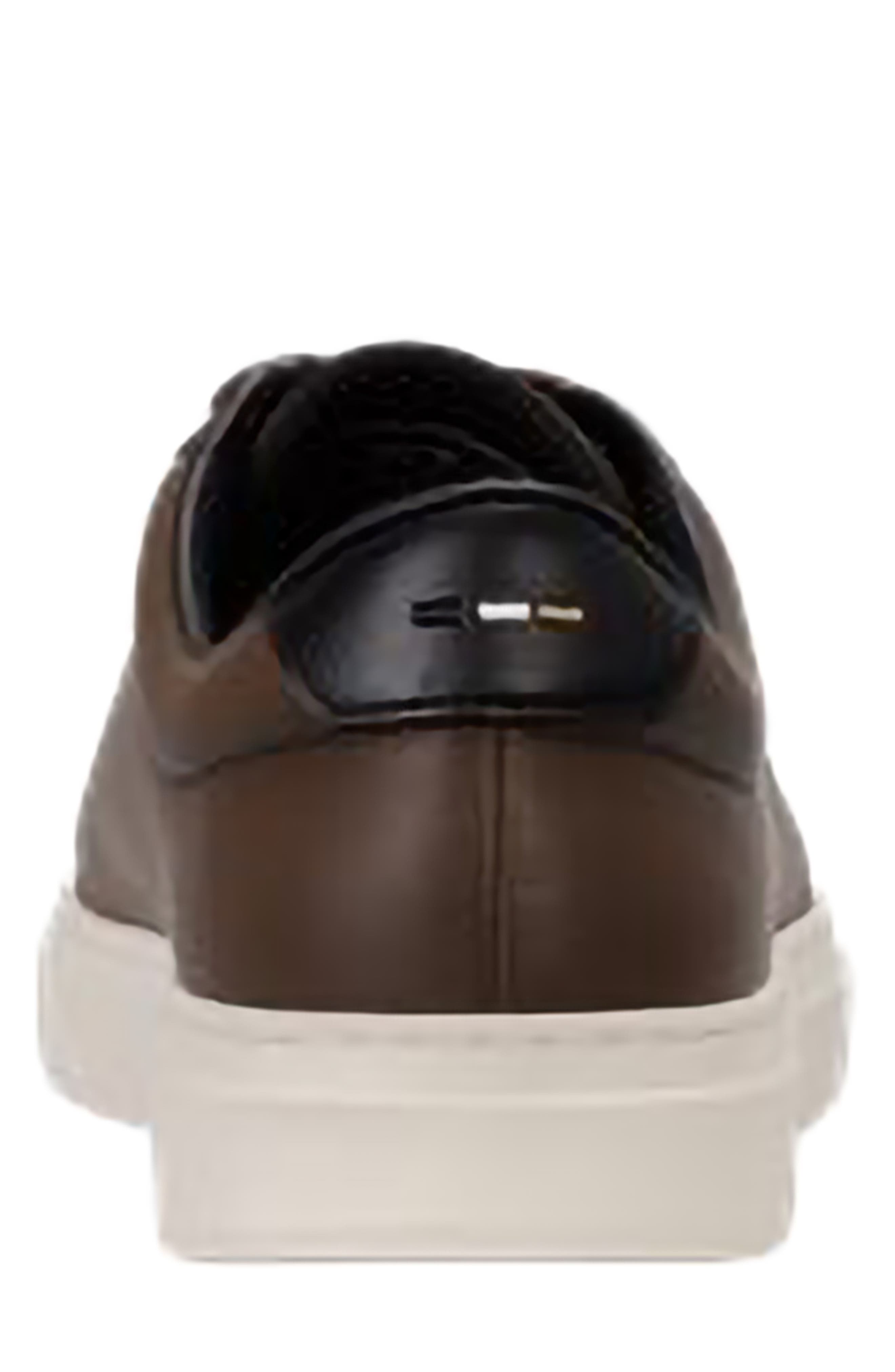 BOSS Kieran Low Top Sneaker, Alternate, color, Medium Brown
