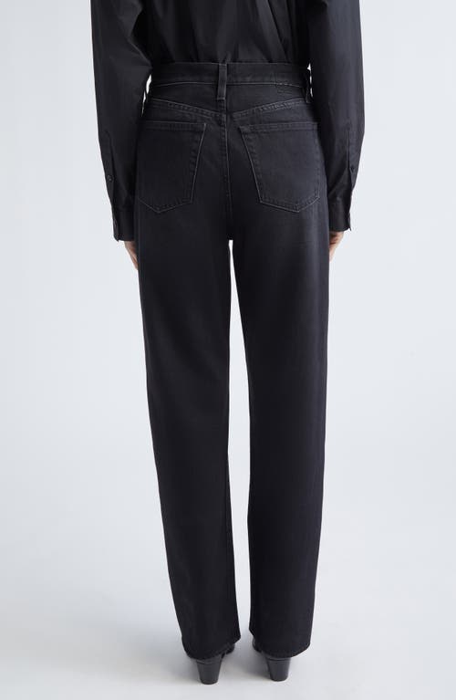 Totême Toteme Twisted Seam Organic Cotton Jeans In Black