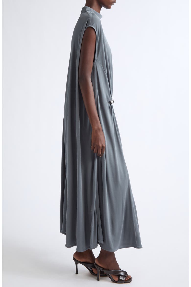 Embellished Crepe Jersey Maxi Dress, Alternate, color, 1379 HARBOR GREY