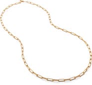 Monica Vinader Alta Textured Chain Necklace