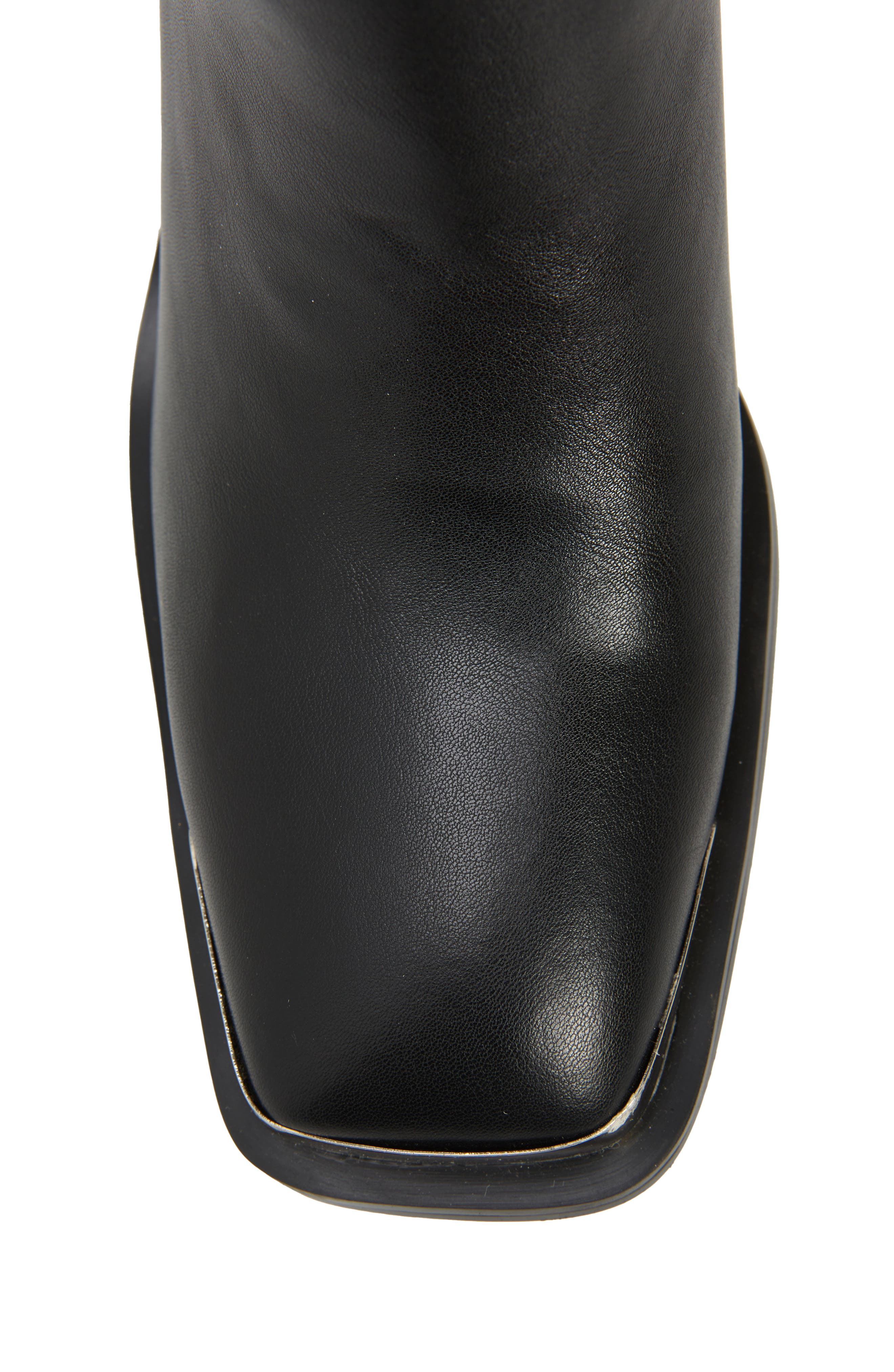 AZALEA WANG Kolson Water Resistant Boot, Alternate, color, Black