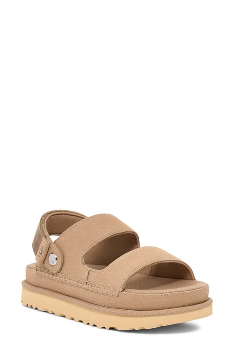 【関税&送料込】UGG Sandals Beige W Goldenrise Sandals - UGG - Synthetic - Beige