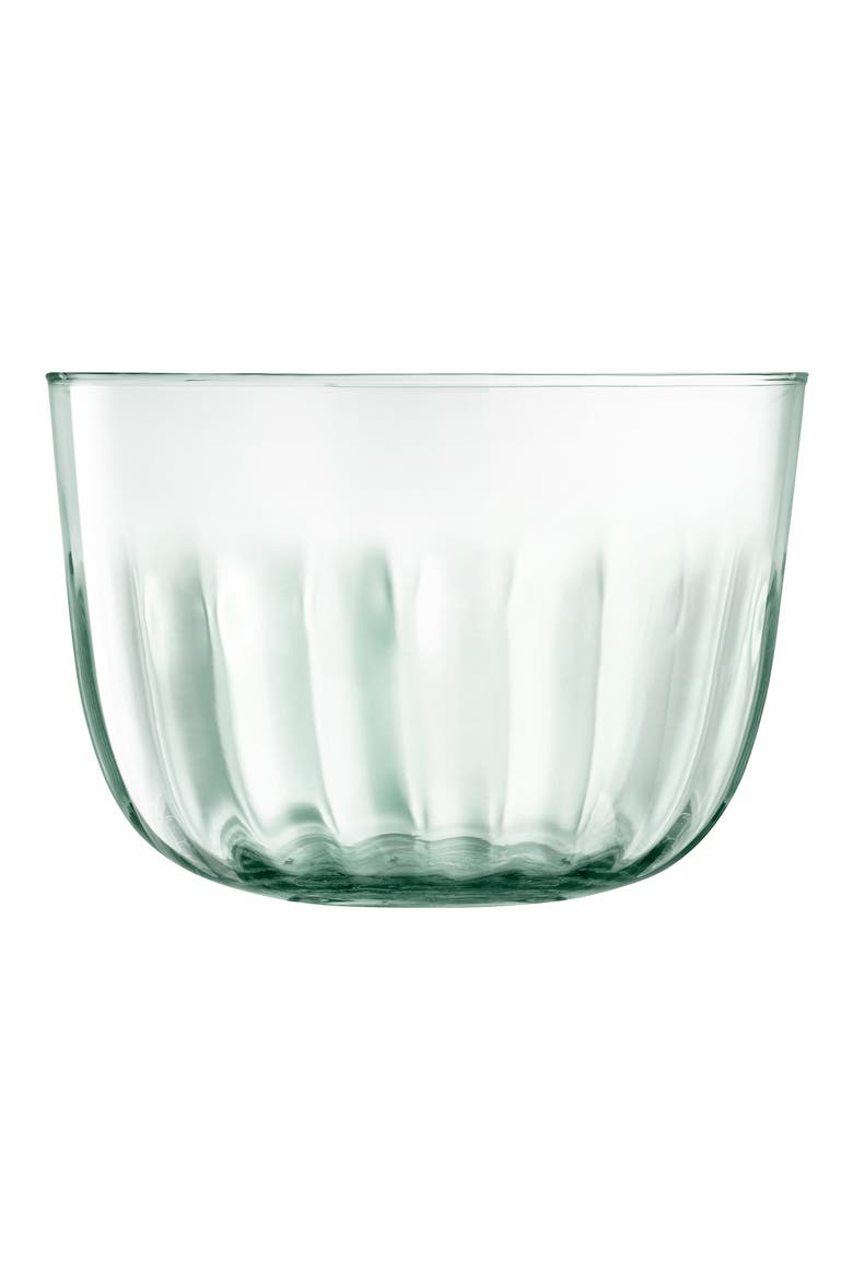 Mia Recycled Glass Bowl, Main, color, CLEAR