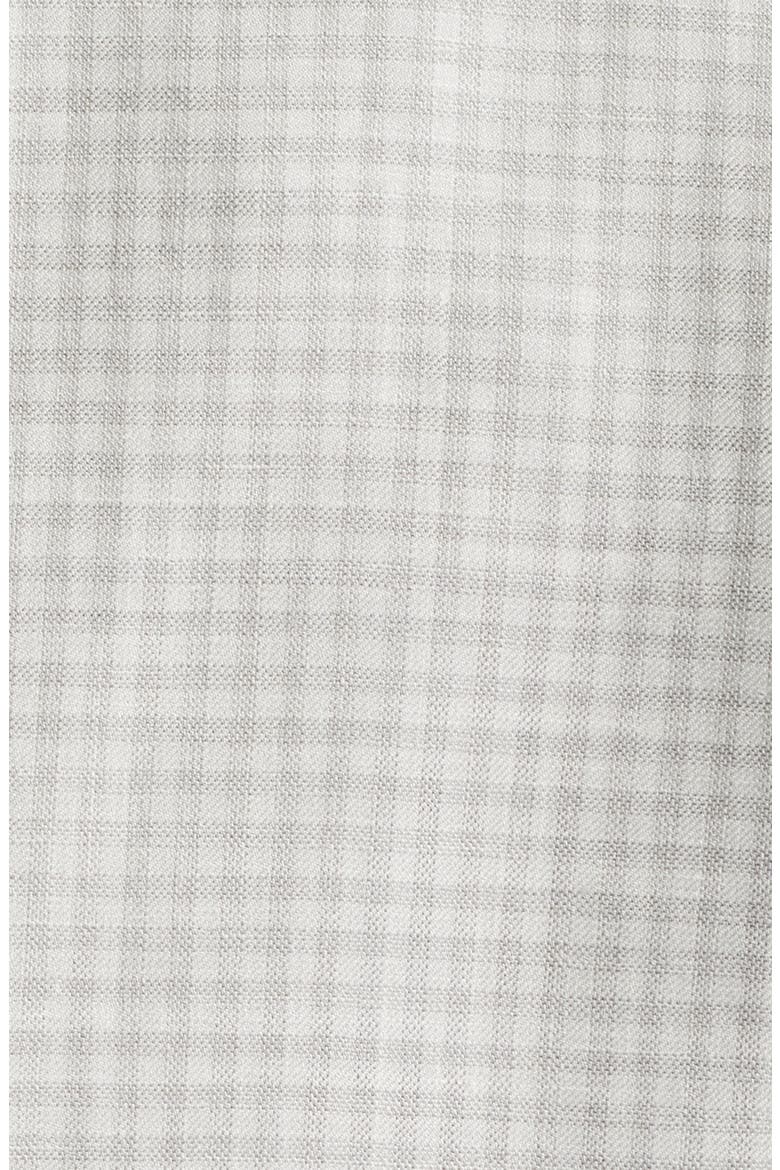 Montgomery Tailored Fit Gingham Check Wool & Silk Blend Sport Coat, Alternate, color, GALE GREY