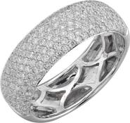 Bony Levy Halfway 18K Gold Diamond Band Ring