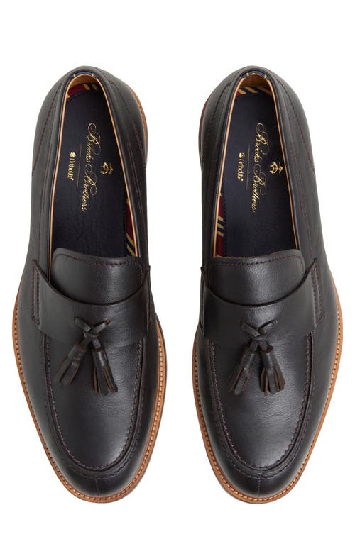 Brooks Brothers Bellmore Tassel Loafer In Brown