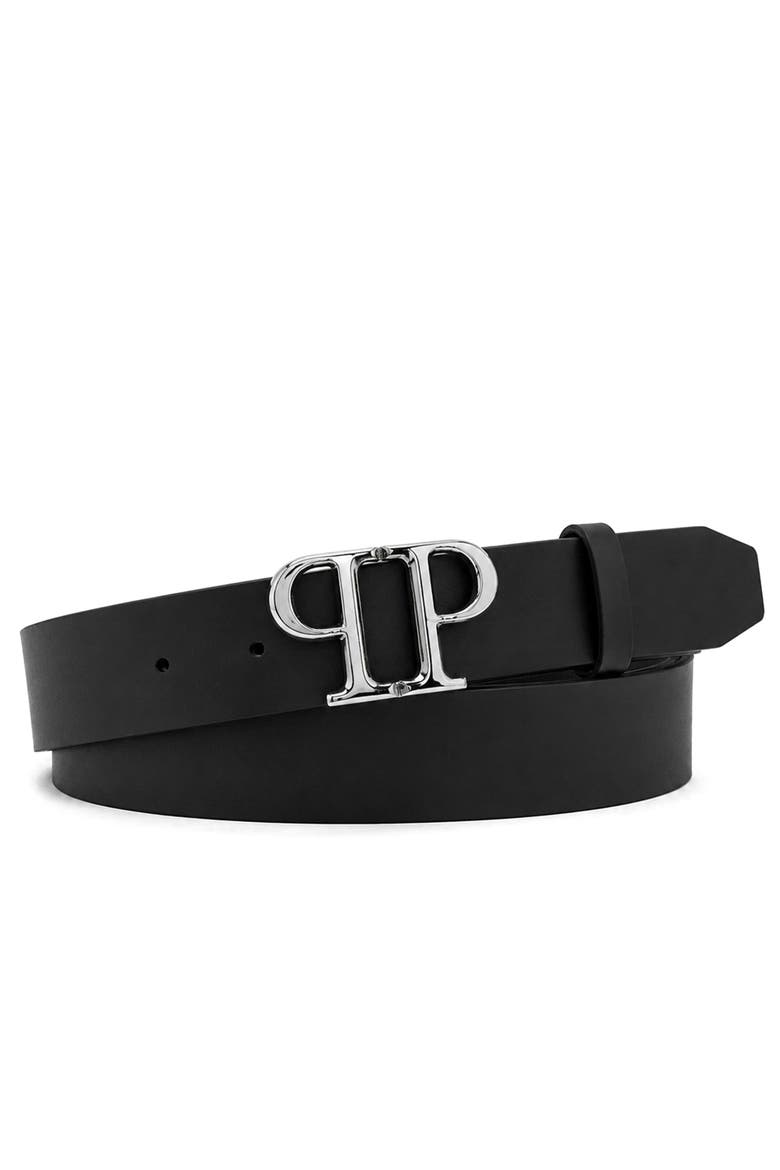 Belt Symmetrical Men, Main, color, black/nickel