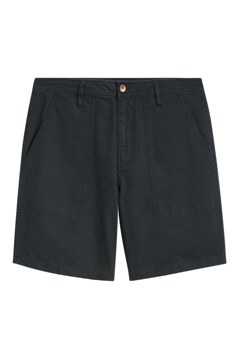Surplus Cotton Shorts, Alternate, color, WASHED BLACK