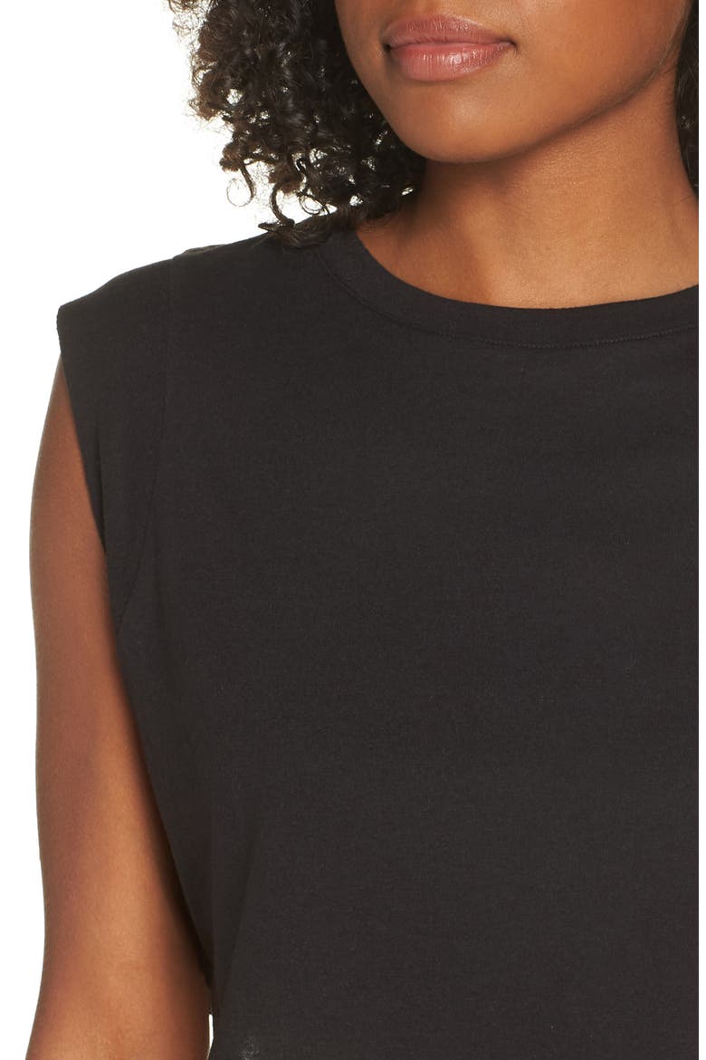 Echo Muscle Tee, Alternate, color, BLACK