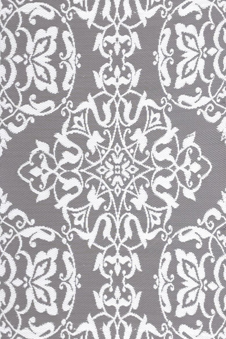 New Wrought Iron Rug, Main, color, Cool Silver - 5'x8'