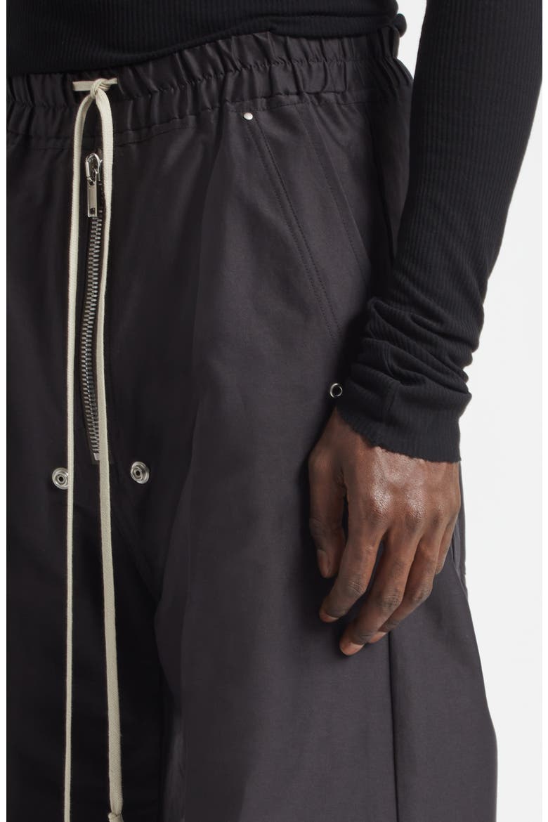 Bela Wide Leg Satin Pants, Alternate, color, BLACK
