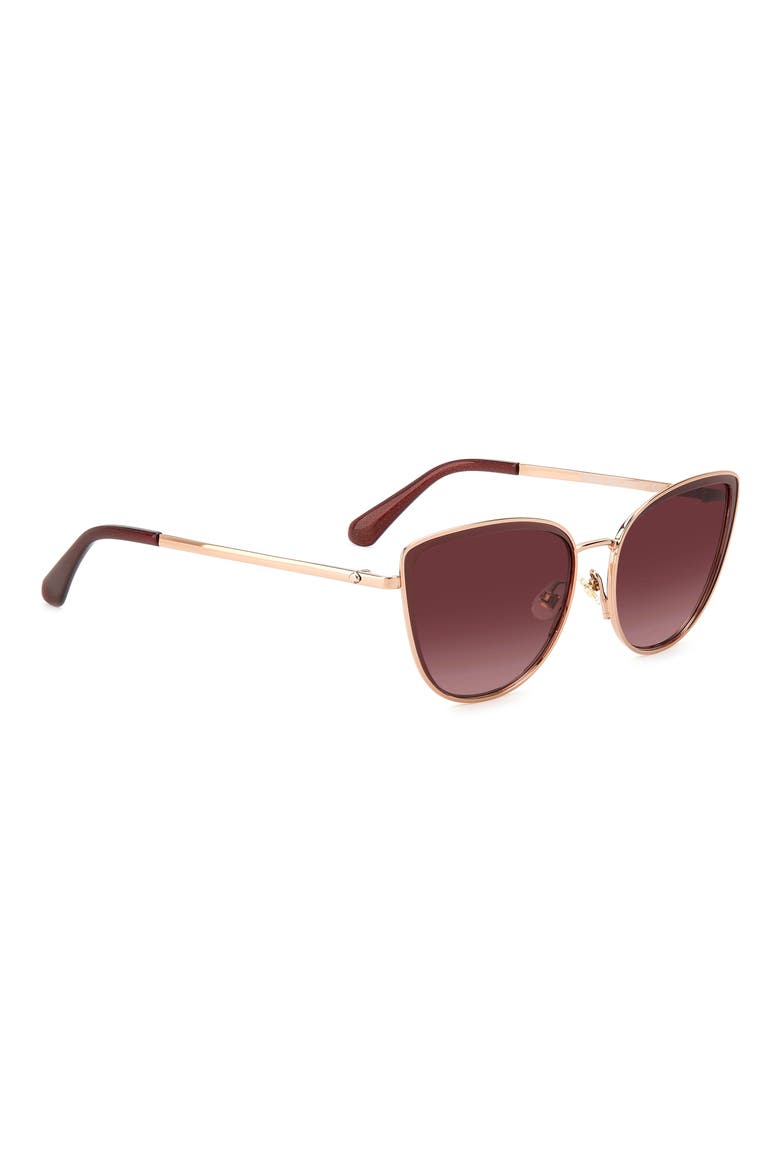 staci 56mm gradient cat eye sunglasses, Alternate, color, 0AU2-3X